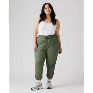 LEVI’S WOMENS 22W OFF DUTY HIGH RISE JOGGERS Thyme Green A19540005 #765